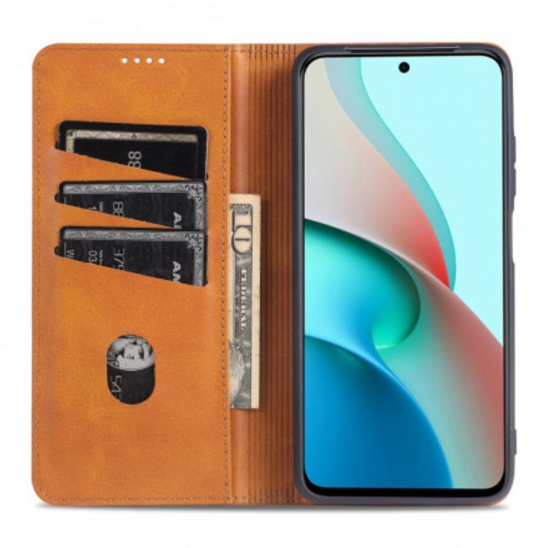 Flip Cover Xiaomi Redmi Note 10/10S/Poco M5s Style Cuir AZNS