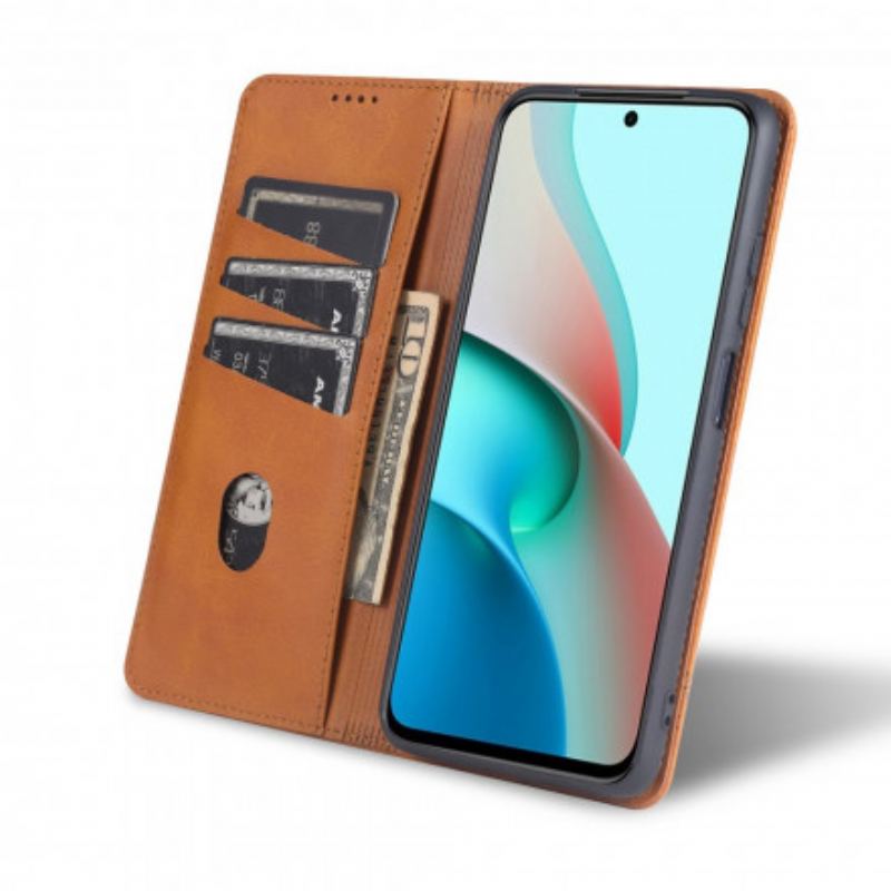 Flip Cover Xiaomi Redmi Note 10/10S/Poco M5s Style Cuir AZNS