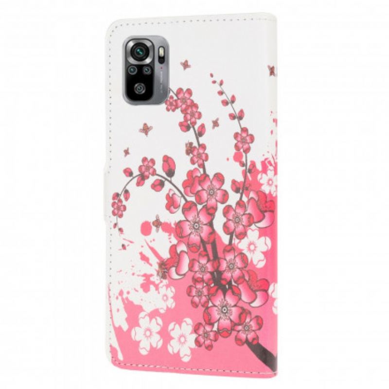 Housse Xiaomi Redmi Note 10/10S/ Poco M5s Tropical Flowers