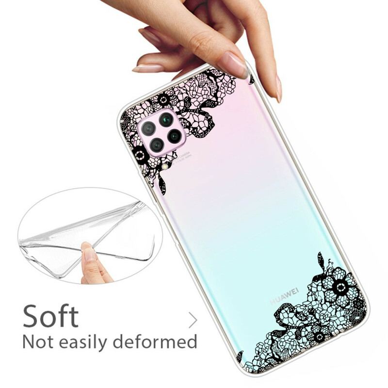 Coque Huawei P40 Lite Dentelle Fine