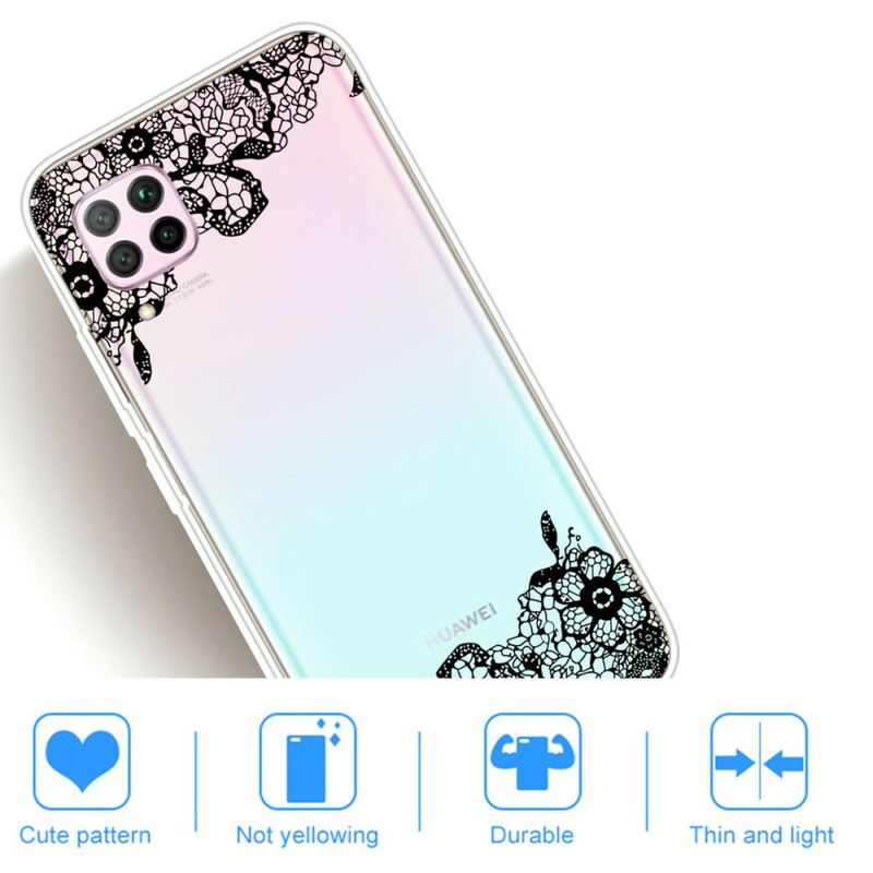 Coque Huawei P40 Lite Dentelle Fine