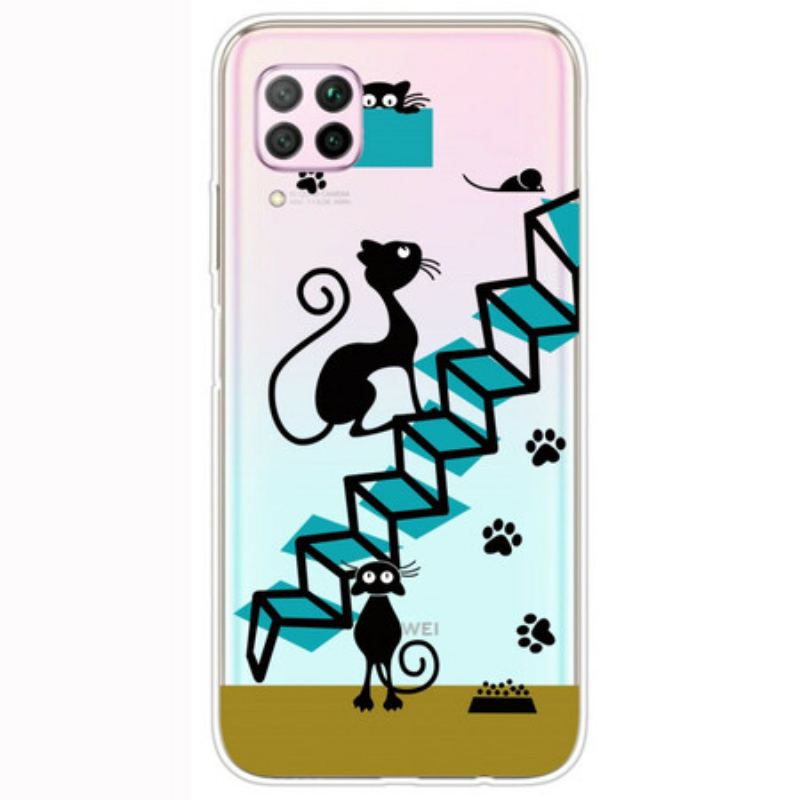 Coque Huawei P40 Lite Drôles de Chats