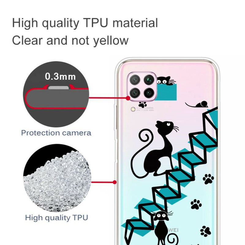 Coque Huawei P40 Lite Drôles de Chats