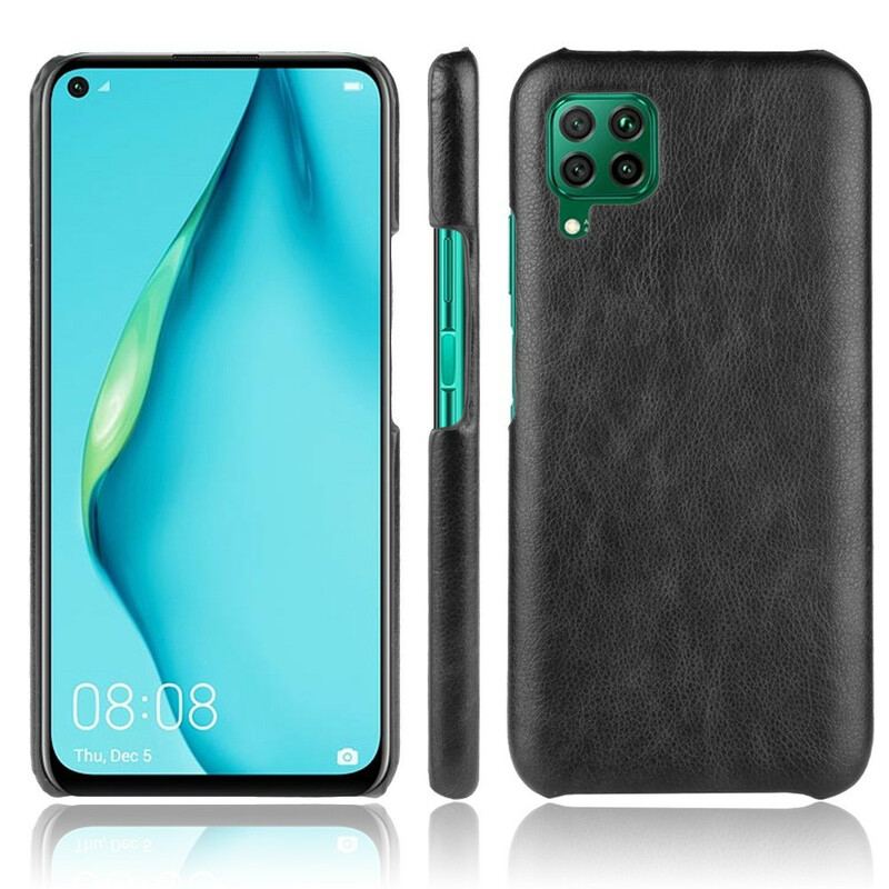 Coque Huawei P40 Lite Effet Cuir Litchi Performance