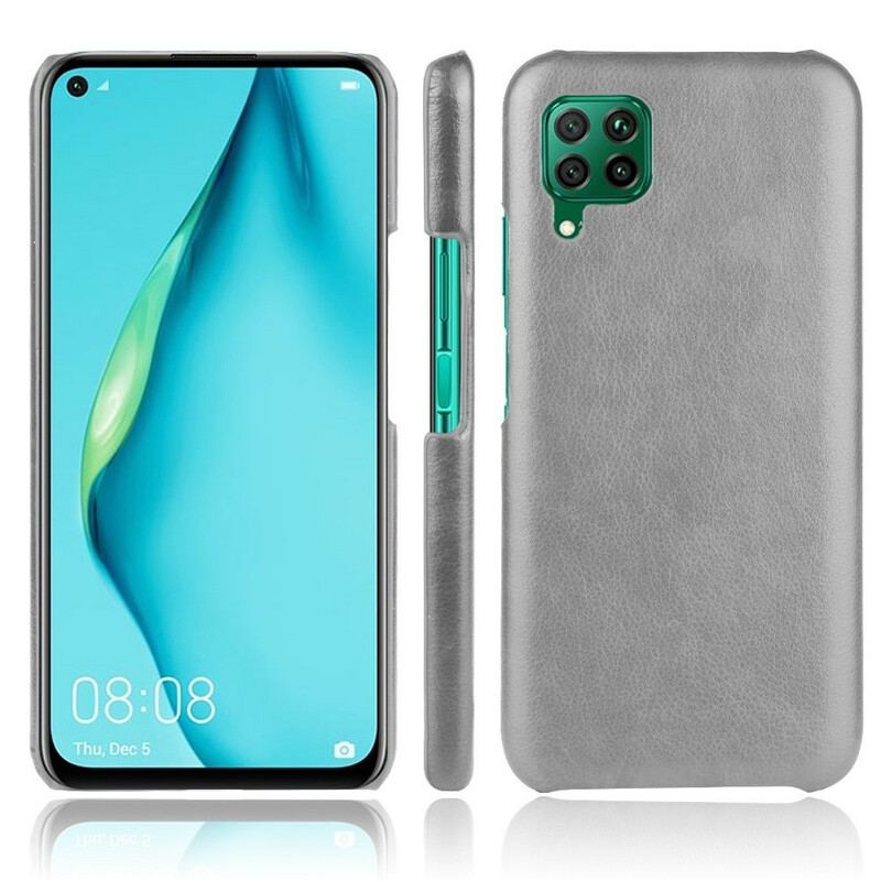 Coque Huawei P40 Lite Effet Cuir Litchi Performance