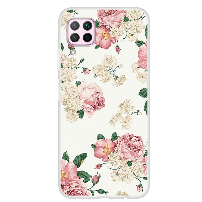 Coque Huawei P40 Lite Fleurs Liberty