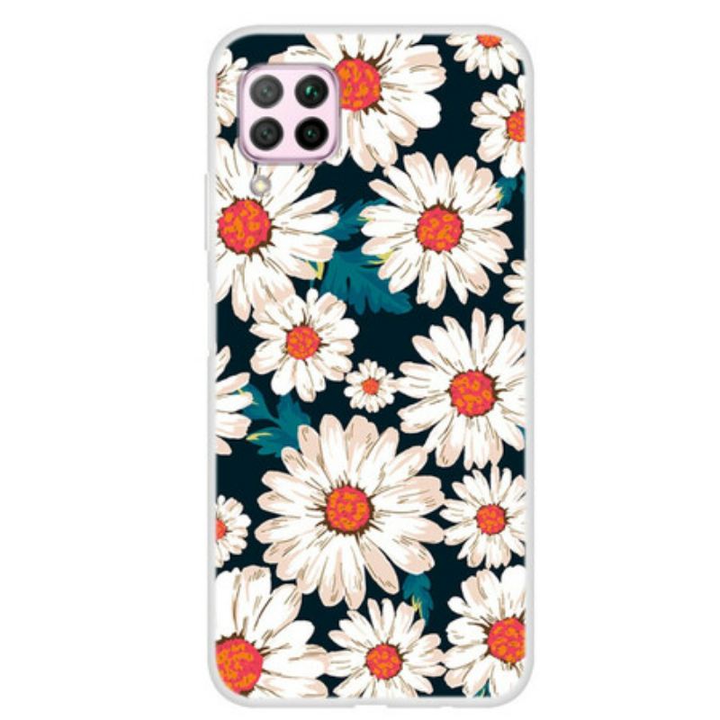 Coque Huawei P40 Lite Marguerites