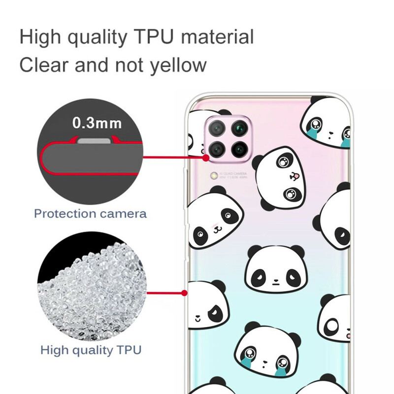 Coque Huawei P40 Lite Pandas Sentimentaux