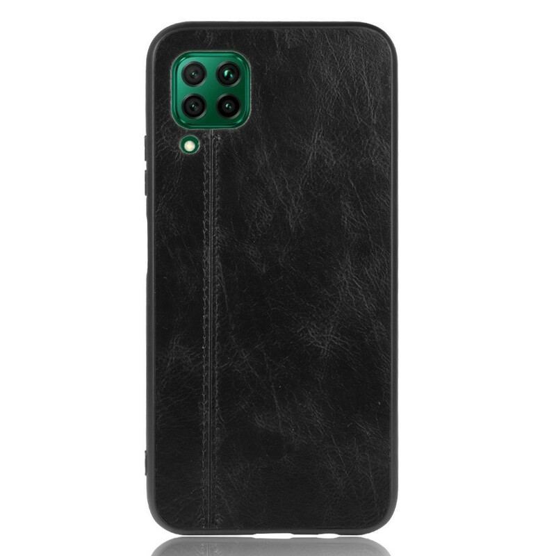 Coque Huawei P40 Lite Style Cuir Coutures