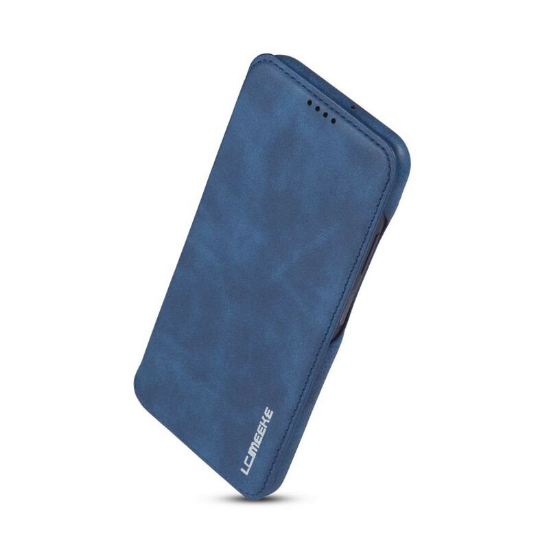 Flip Cover Huawei P40 Lite LC.IMEEKE Effet Cuir