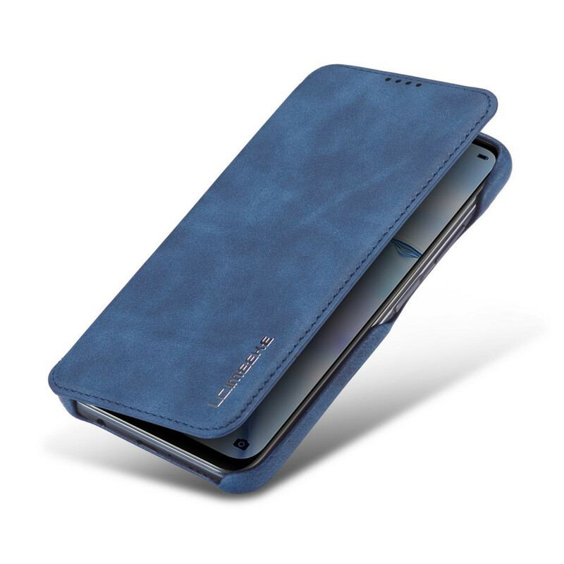 Flip Cover Huawei P40 Lite LC.IMEEKE Effet Cuir