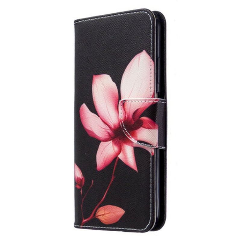 Housse Huawei P40 Lite Fleur Rose