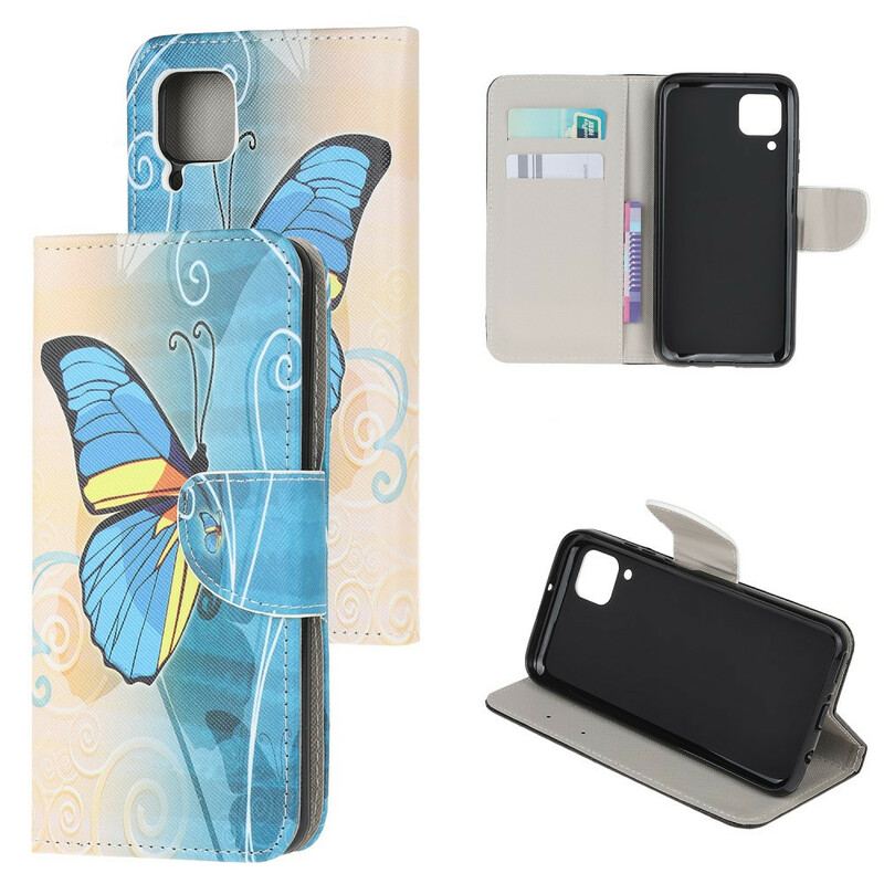 Housse Huawei P40 Lite Papillon Royal