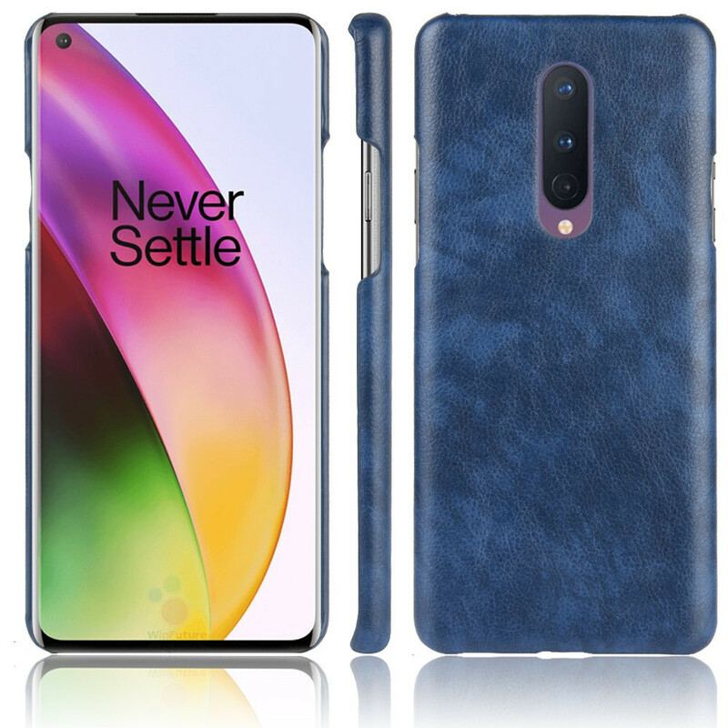 Coque OnePlus 8 Effet Cuir Litchi Performance