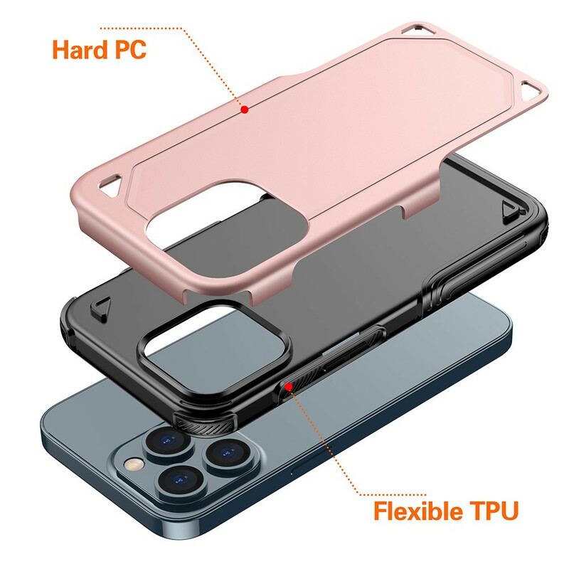 Coque iPhone 13 Pro Armor Effet Métal