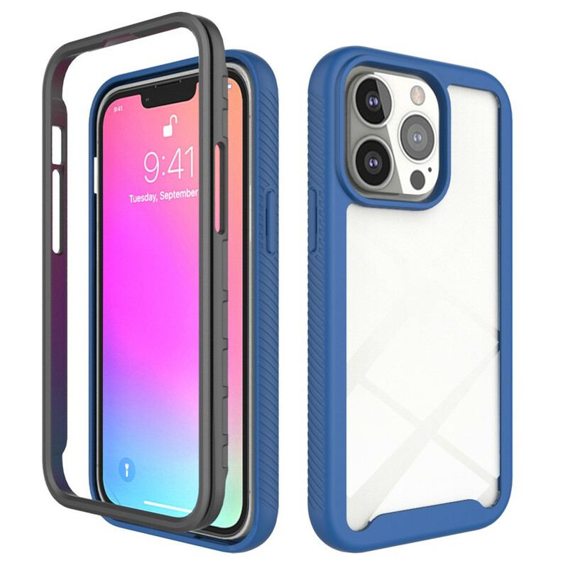 Coque iPhone 13 Pro Conception Hybride Rebords Silicone