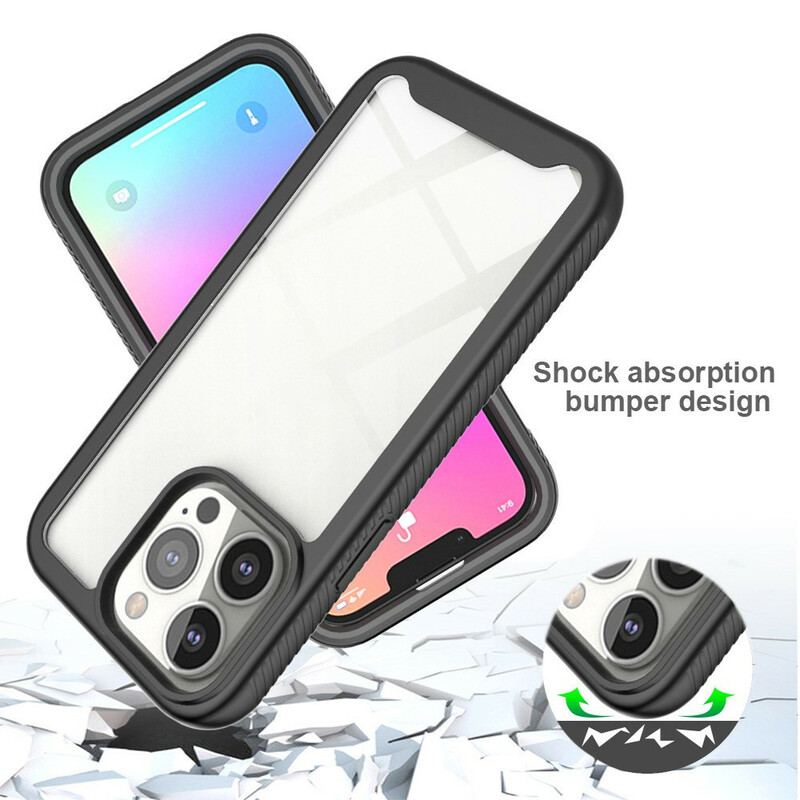 Coque iPhone 13 Pro Conception Hybride Rebords Silicone