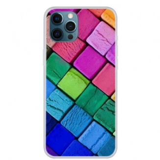 Coque iPhone 13 Pro Cubes Colorés