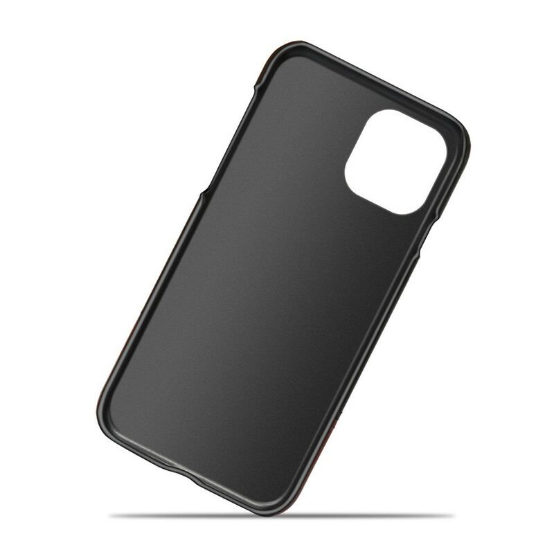 Coque iPhone 13 Pro Effet Cuir Bicolore KSQ