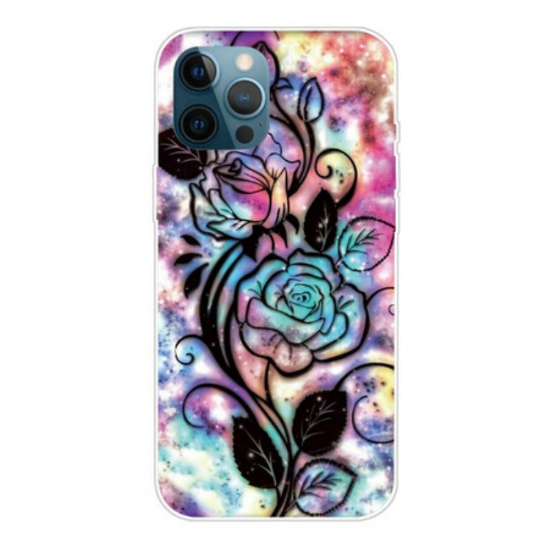 Coque iPhone 13 Pro Fleur Graphique