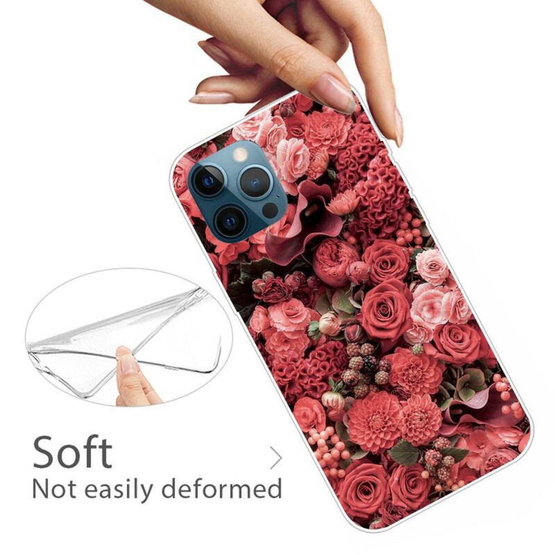 Coque iPhone 13 Pro Fleurs Intenses