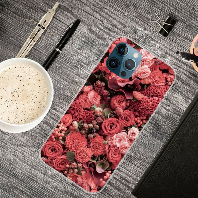 Coque iPhone 13 Pro Fleurs Intenses