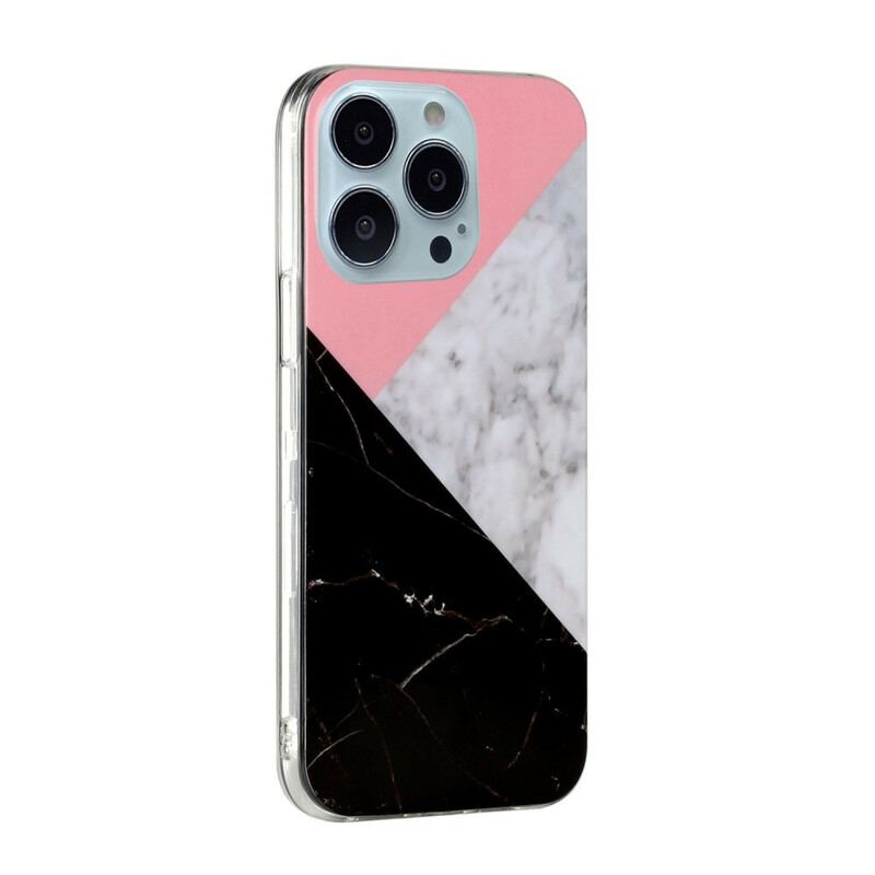 Coque iPhone 13 Pro Marbre Géométries