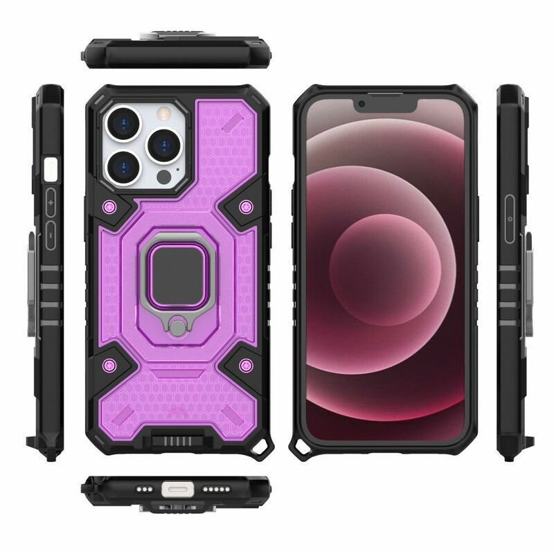 Coque iPhone 13 Pro Nid d'Abeille avec Anneau