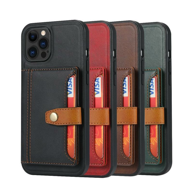 Coque iPhone 13 Pro Porte Cartes Support Sangle