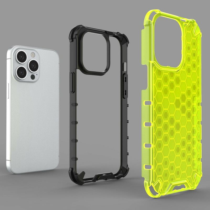 Coque iPhone 13 Pro Style Nid d'Abeille