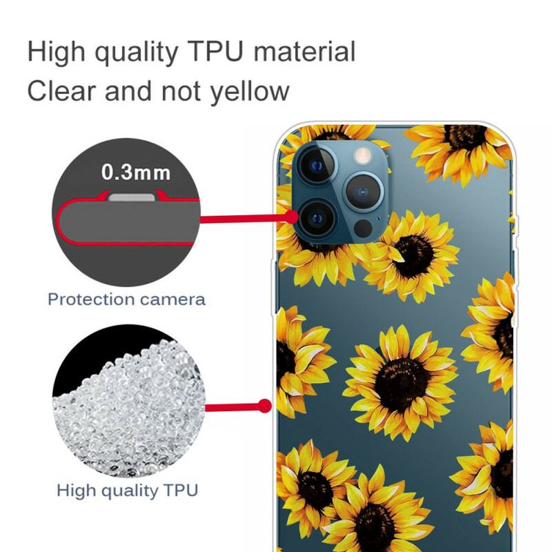 Coque iPhone 13 Pro Tournesols