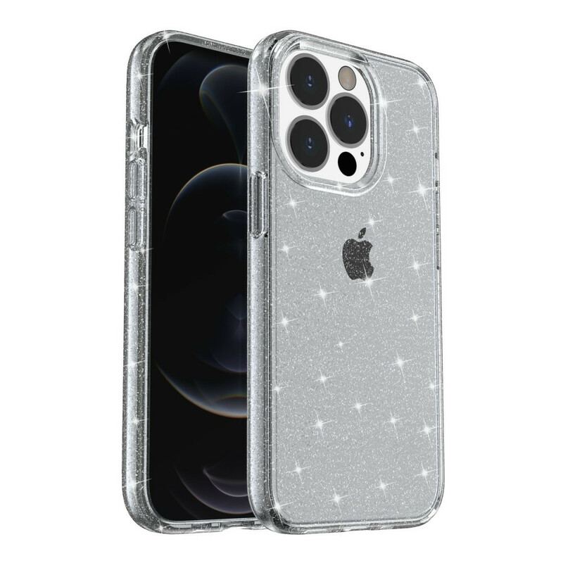 Coque iPhone 13 Pro Transparente Paillettes