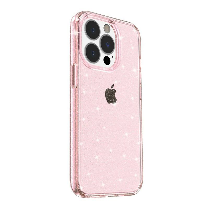 Coque iPhone 13 Pro Transparente Paillettes