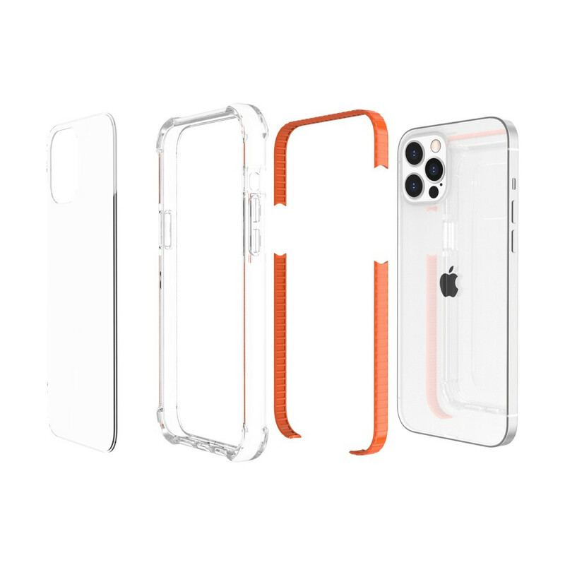 Coque iPhone 13 Pro Transparente Rebords Silicone