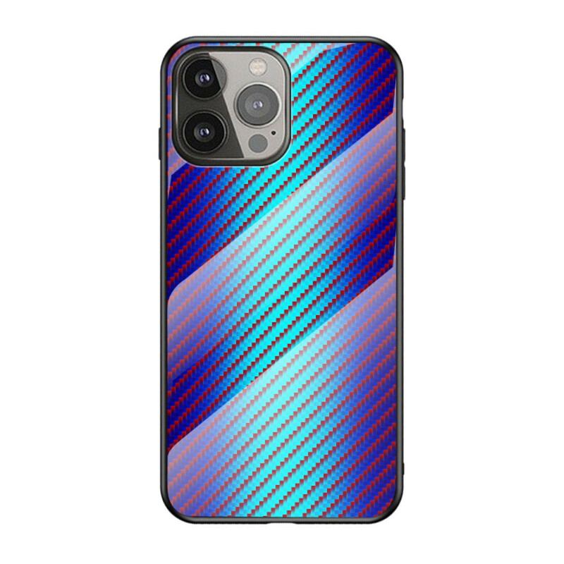 Coque iPhone 13 Pro Verre Trempé Fibre Carbone