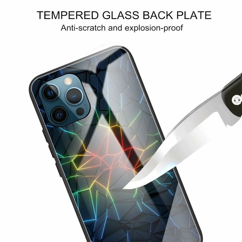 Coque iPhone 13 Pro Verre Trempé Geometry