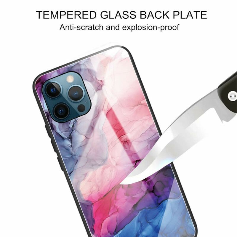 Coque iPhone 13 Pro Verre Trempé Marble