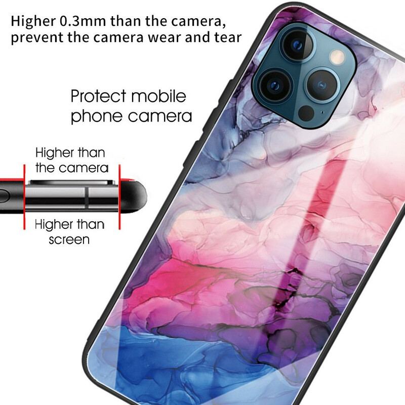 Coque iPhone 13 Pro Verre Trempé Marble