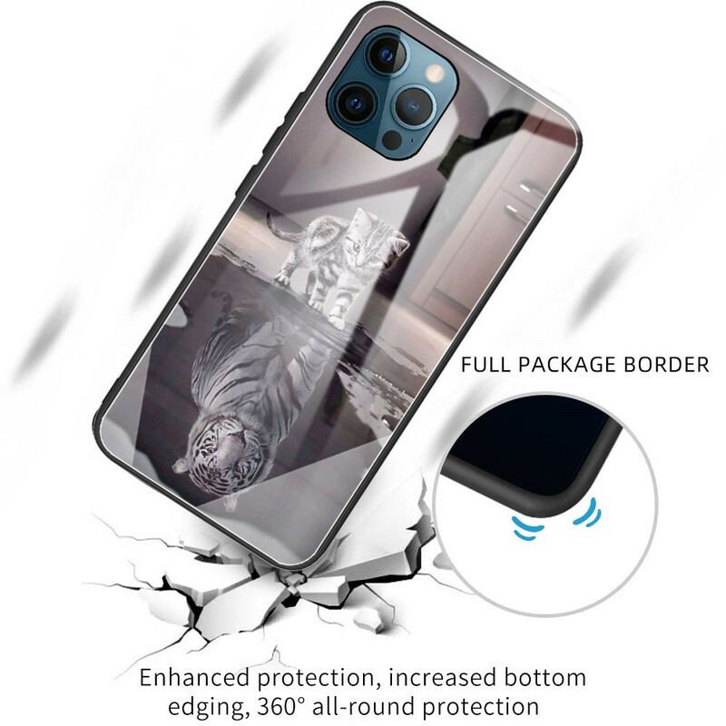 Coque iPhone 13 Pro Verre Trempe Rêve de Chaton