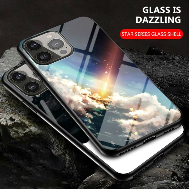 Coque iPhone 13 Pro Verre Trempé Starry Sky