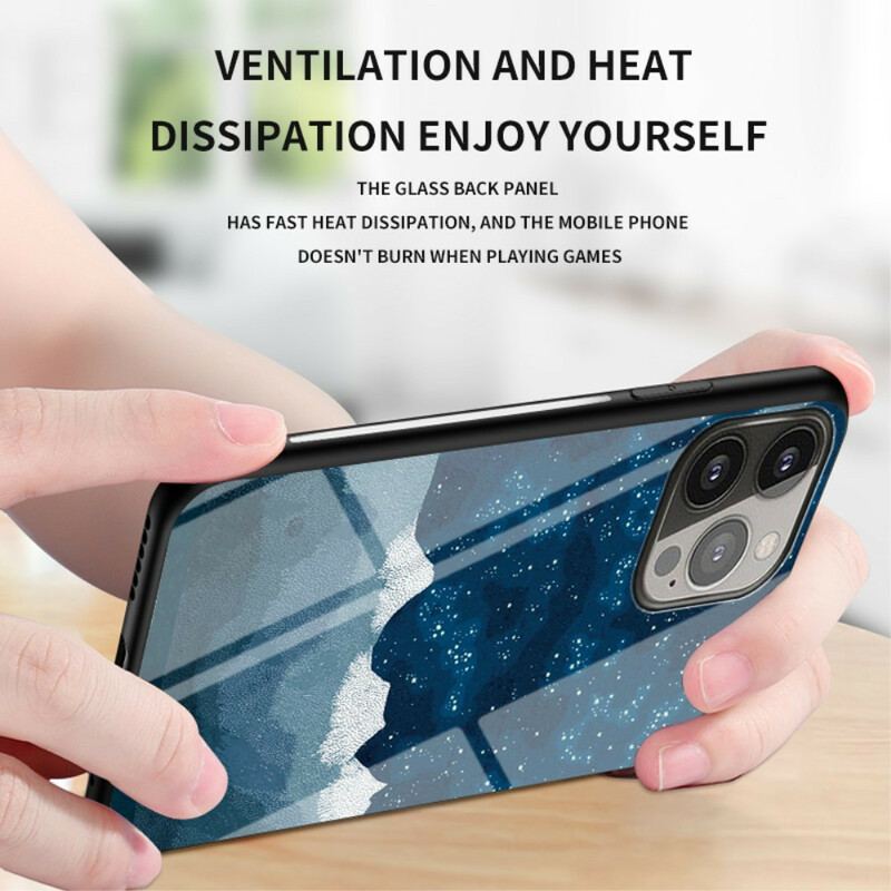 Coque iPhone 13 Pro Verre Trempé Starry Sky