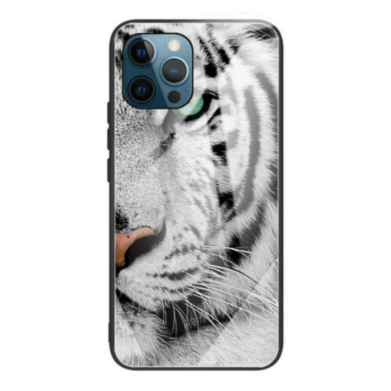 Coque IPhone 13 Pro Verre Trempé Tigre