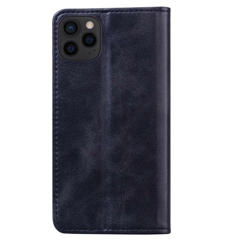 Flip Cover iPhone 13 Pro Effet Cuir Business Bicolore