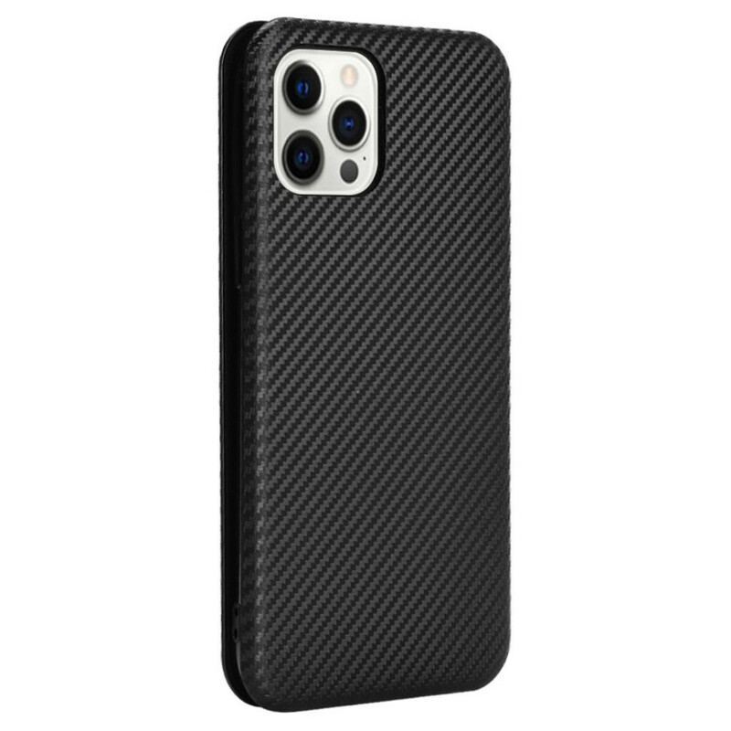 Flip Cover iPhone 13 Pro Fibre Carbone