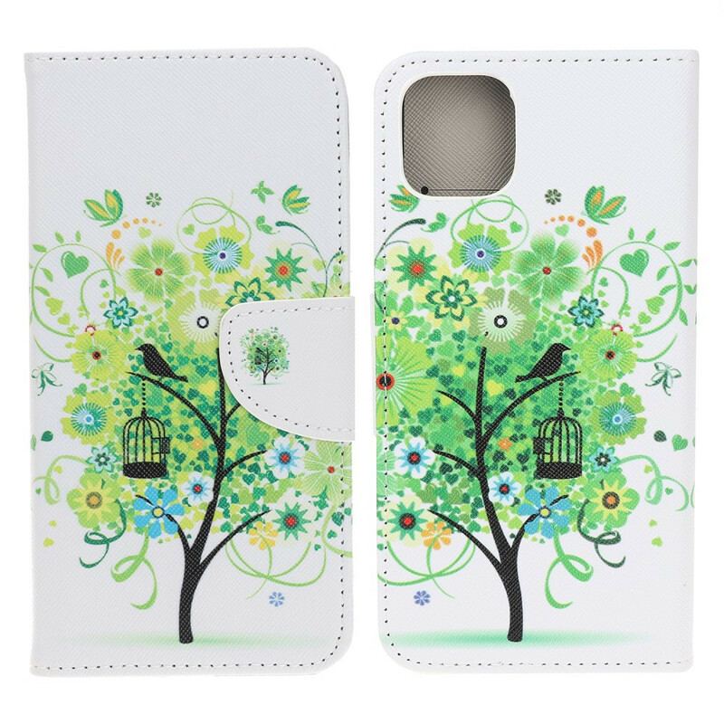 Housse iPhone 13 Pro Arbre Fleuri