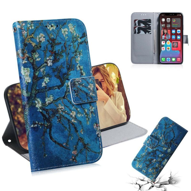 Housse iPhone 13 Pro Branche d'Arbre Fleuri