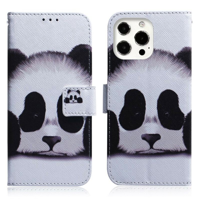 Housse iPhone 13 Pro Face de Panda