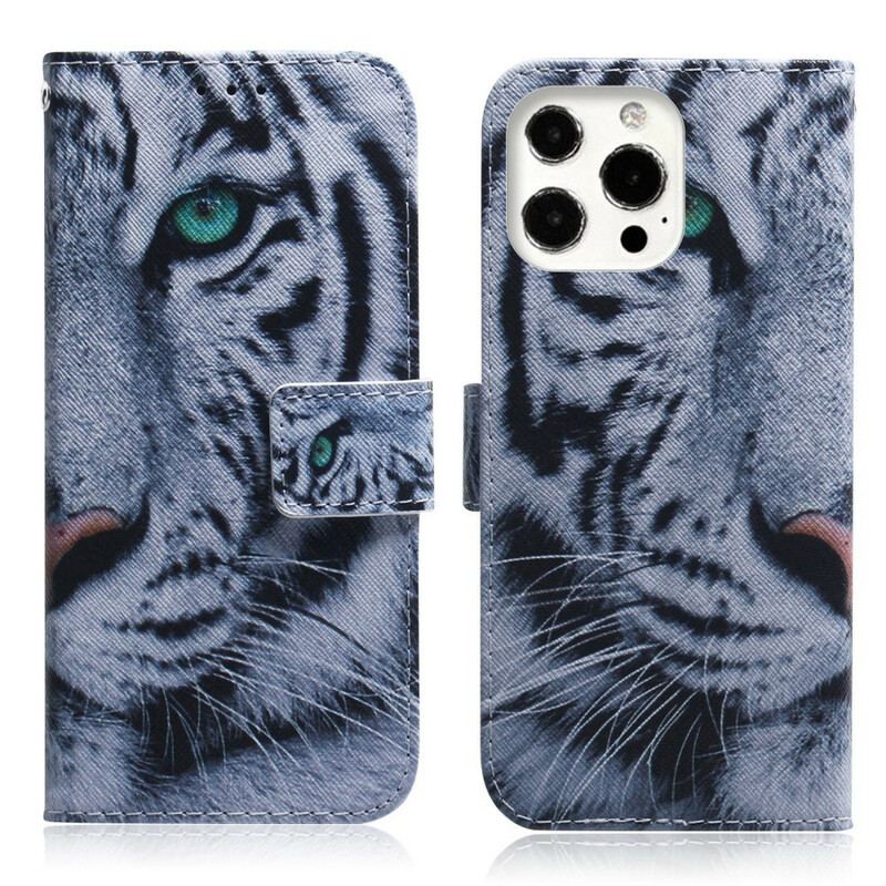 Housse iPhone 13 Pro Face de Tigre