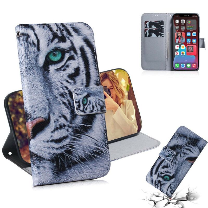 Housse iPhone 13 Pro Face de Tigre