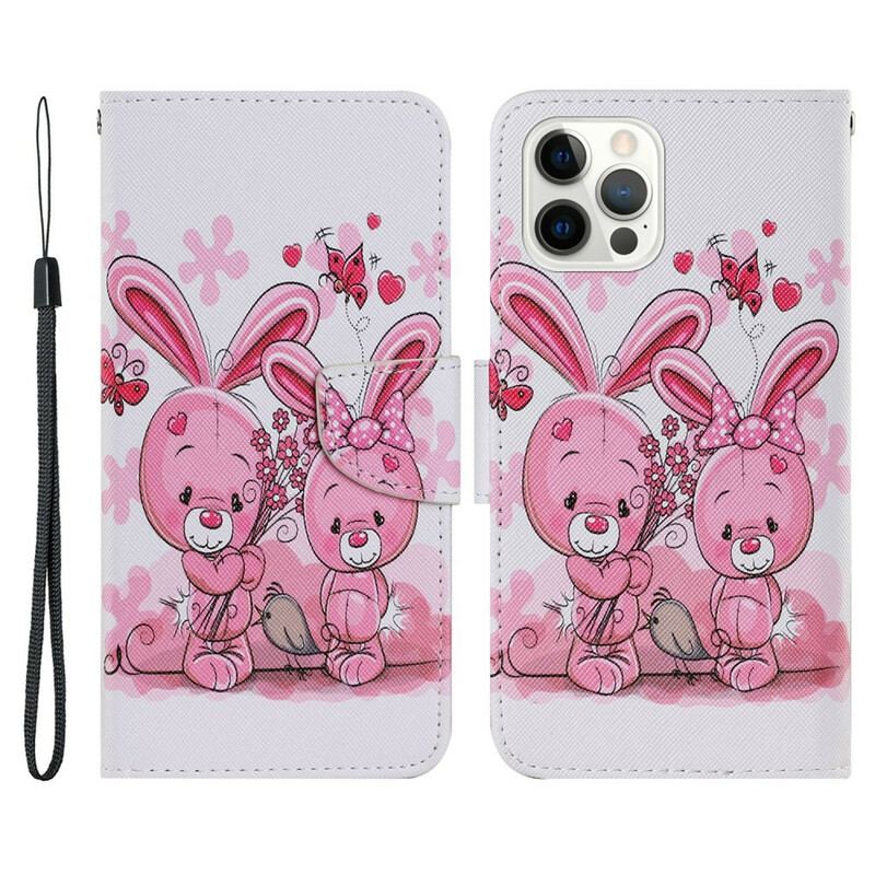 Housse iPhone 13 Pro Lapins